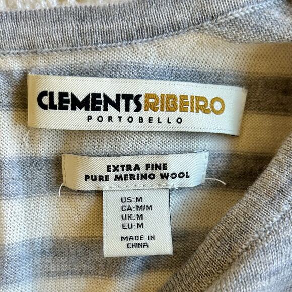 Clements Riberio knit sweater polka dot merino wool soft academia preppy soft M - Picture 14 of 14